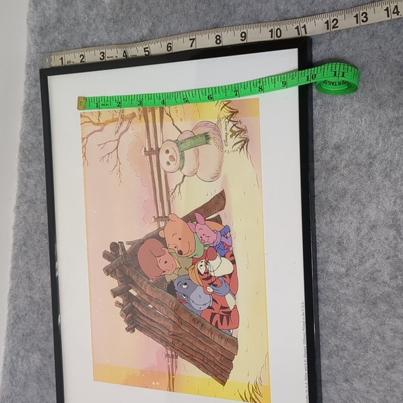 Disney Exclusive Commemorative 2003 Lithograph Winnie The Pooh Framed/Glass - Picture 6 of 6